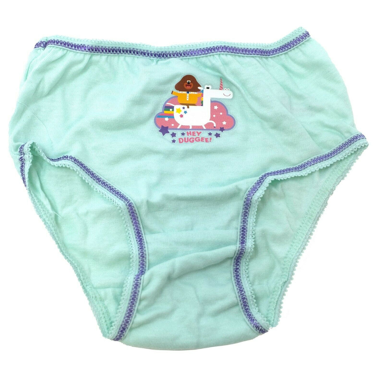 Hey Duggee Girls Underwear Knickers Pants 3 Pack Sizes 18 months to 5 Years turquoise