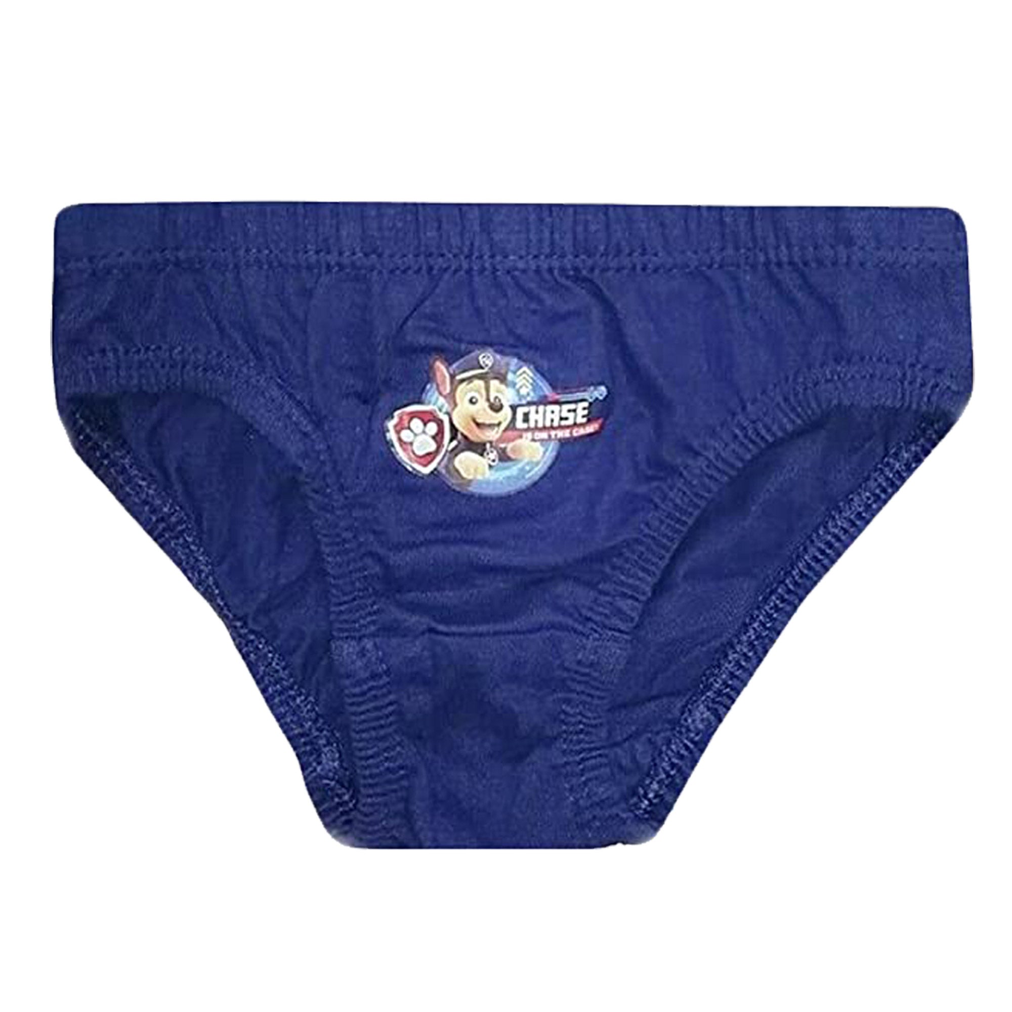 Paw Patrol Kids Underwear Briefs Pants Blue 3 Pack Sizes 18 months to 5 Years dark blue detail