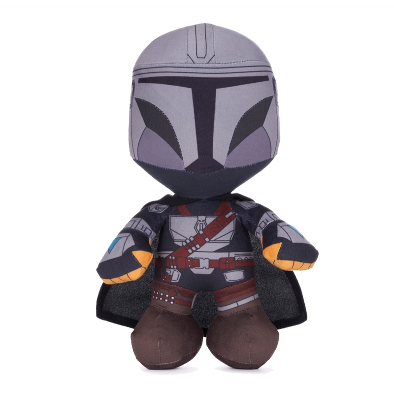 The Mandalorian Bounty Hunter Soft Toy Plush on white background