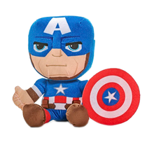 Load image into Gallery viewer, Captain America Soft Toy Plush Medium 30cm sitting
