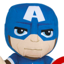 Load image into Gallery viewer, Captain America Soft Toy Plush Medium 30cm close up
