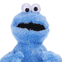 Load image into Gallery viewer, Sesame Street Cookie Monster Soft Toy Plush Face
