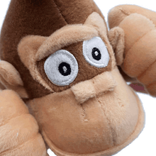 Load image into Gallery viewer, Donky Kong Soft Plush Toy Medium  Face Closeup

