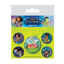 Load image into Gallery viewer, Disney Encanto Official Pin Badge 5 badge pack
