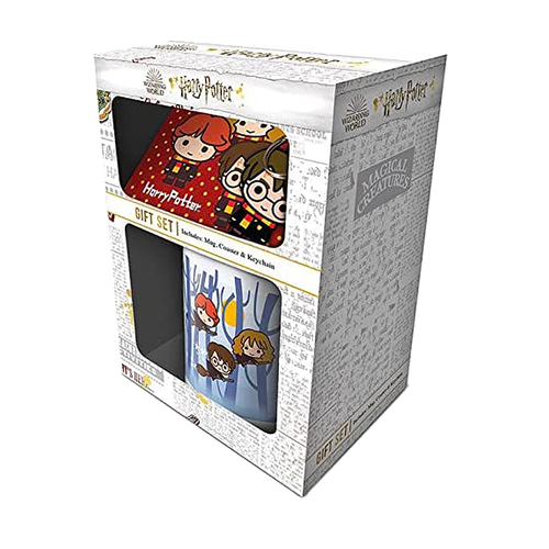 Harry Potter Chibi Mug, Coaster and Keychain Gift Set Box