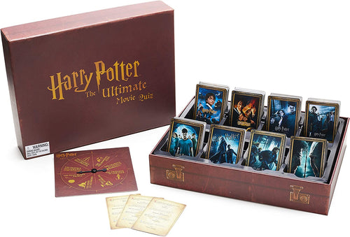 Harry Potter Ultimate Movie Quiz open box on white background