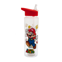 Load image into Gallery viewer, Super Mario Jump Plastic Drinks Bottle 18oz 540ml front
