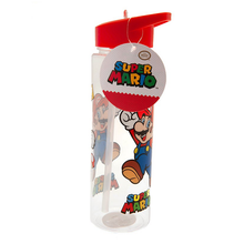 Load image into Gallery viewer, Super Mario Jump Plastic Drinks Bottle 18oz 540ml with label
