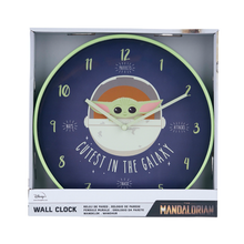 Load image into Gallery viewer, Star Wars The Mandalorian The Child Wall Clock packaging

