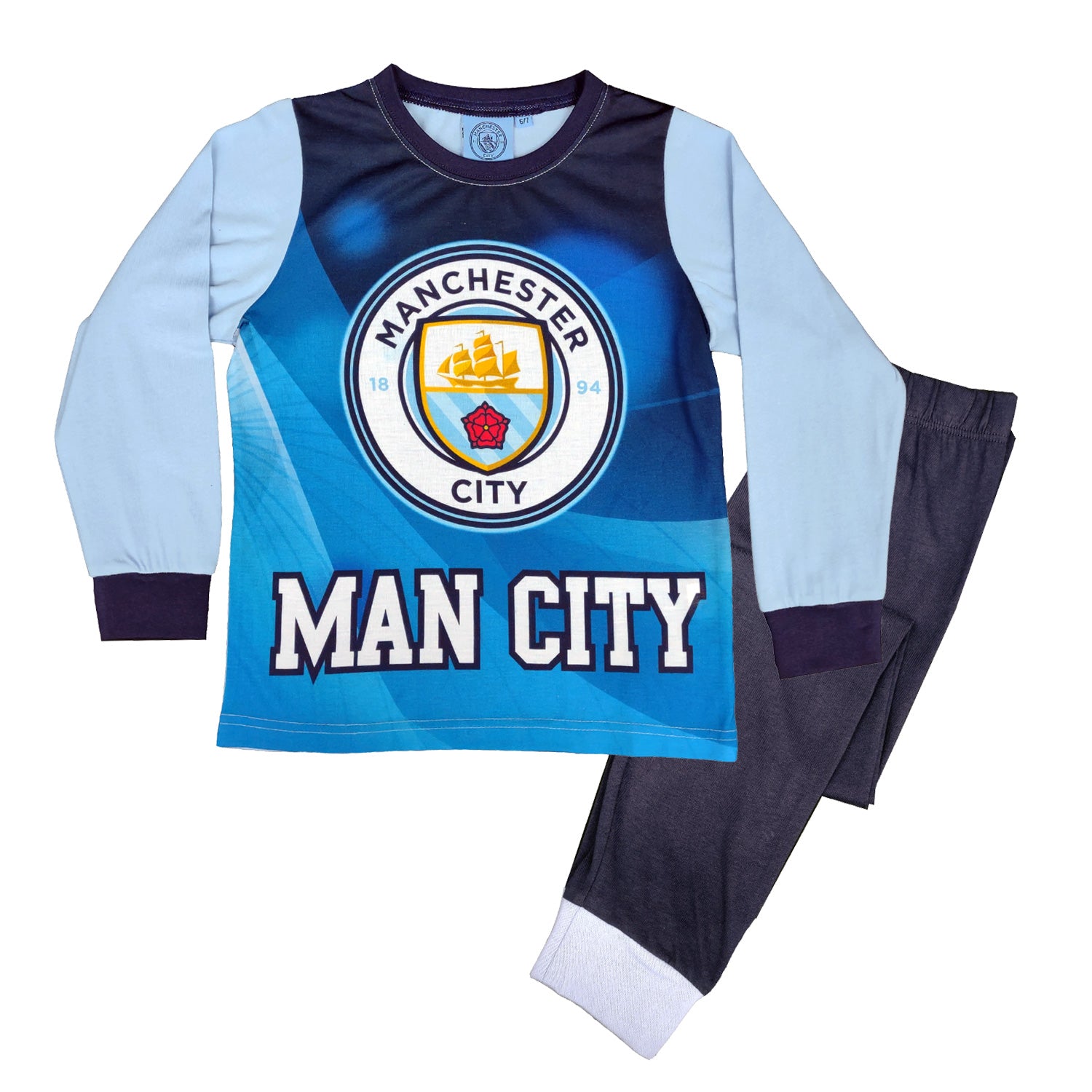 Manchester City Long Sleeve Pyjamas Set
