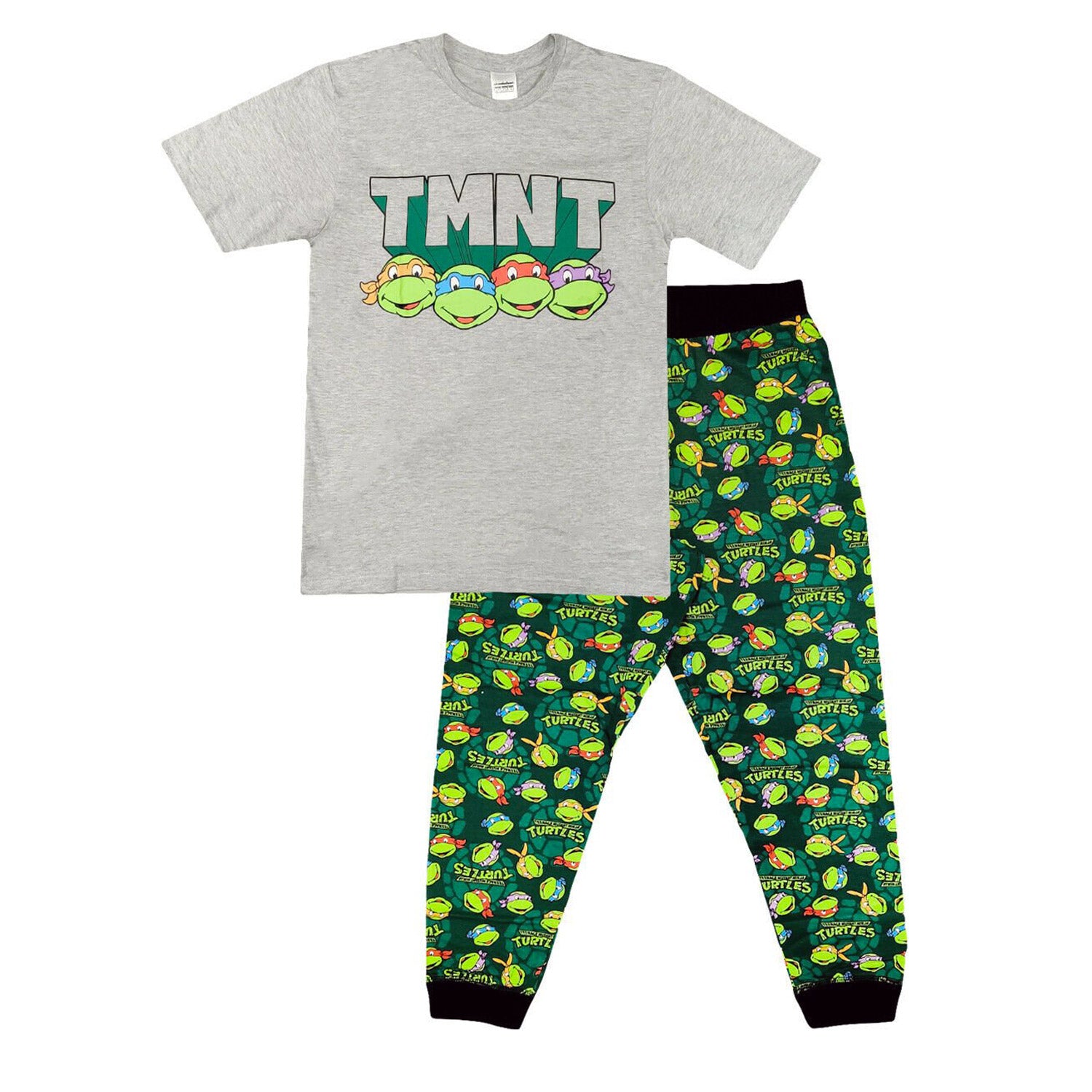 Mens Teenage Mutant Ninja Turtles Pyjamas Loungewear Set Hero