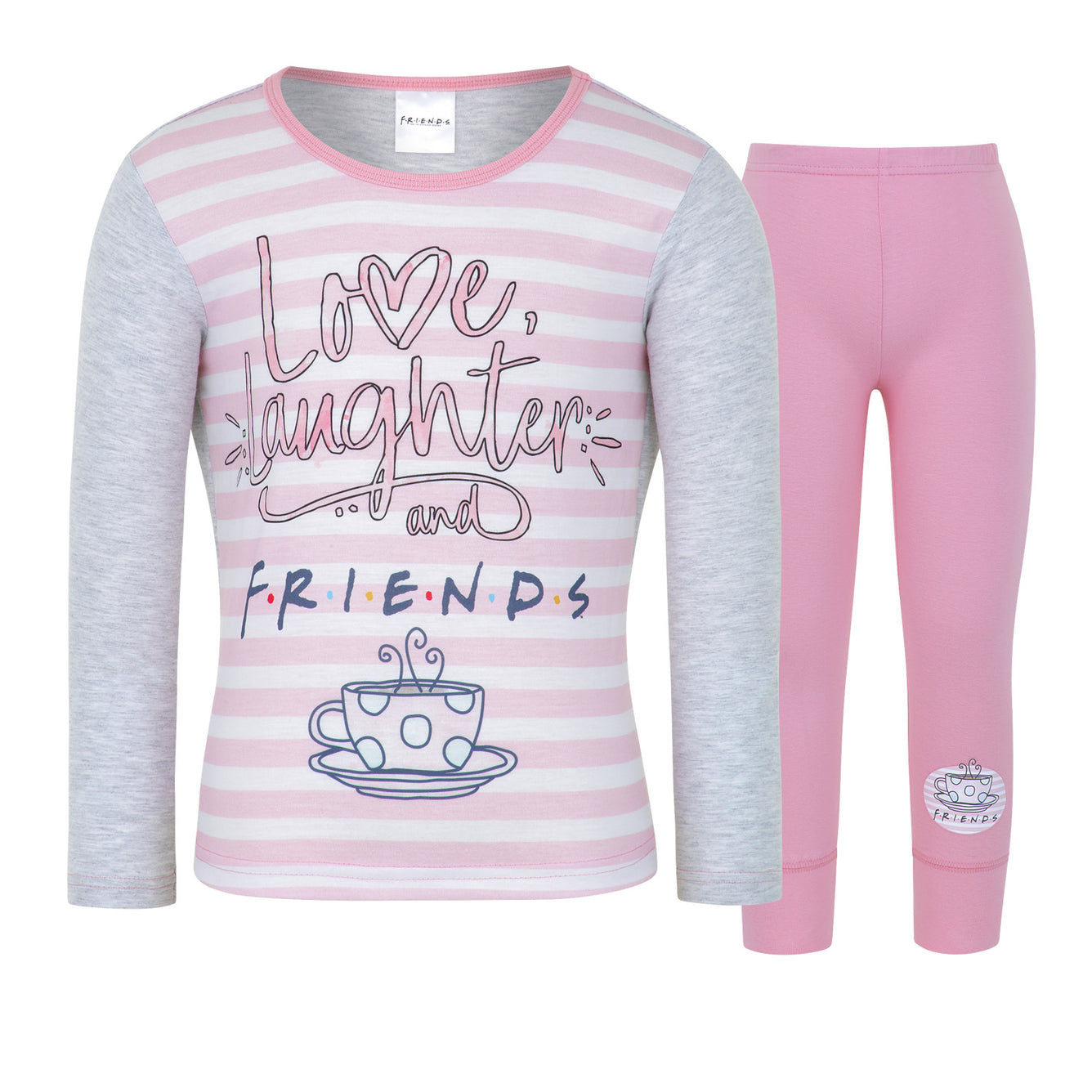 Girls Pyjamas - Friends the TV Series - Love Laughter Pyjamas Set