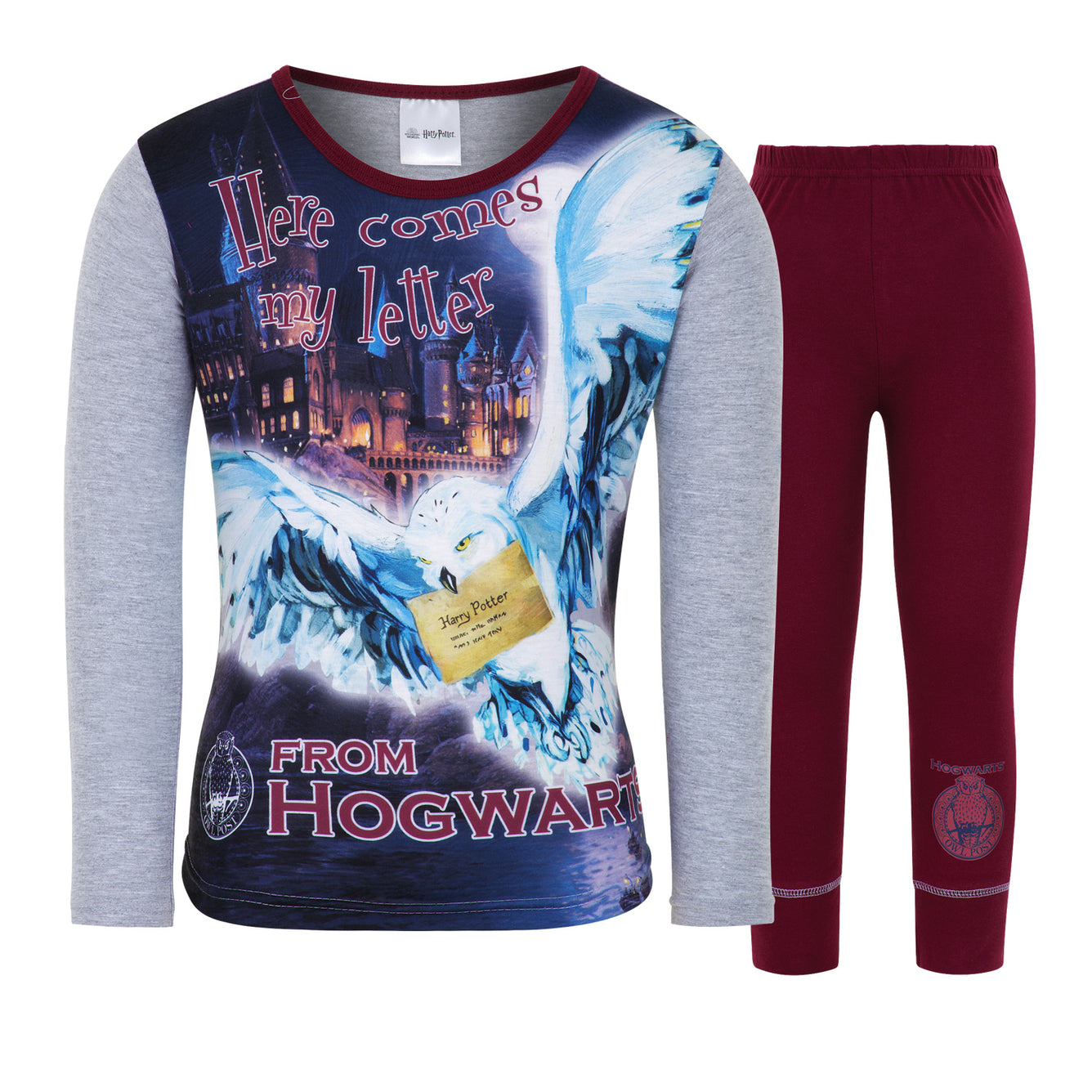 Girls Harry Potter Letter From Hogwarts Pyjama Set