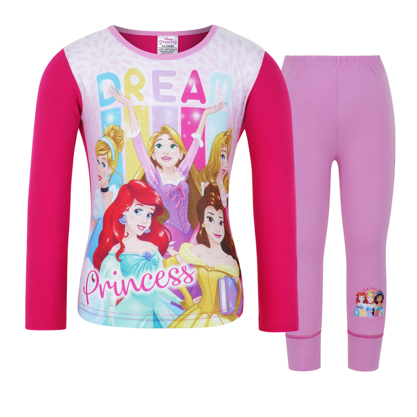 Girls Disney Princess Dreams Pyjamas Set