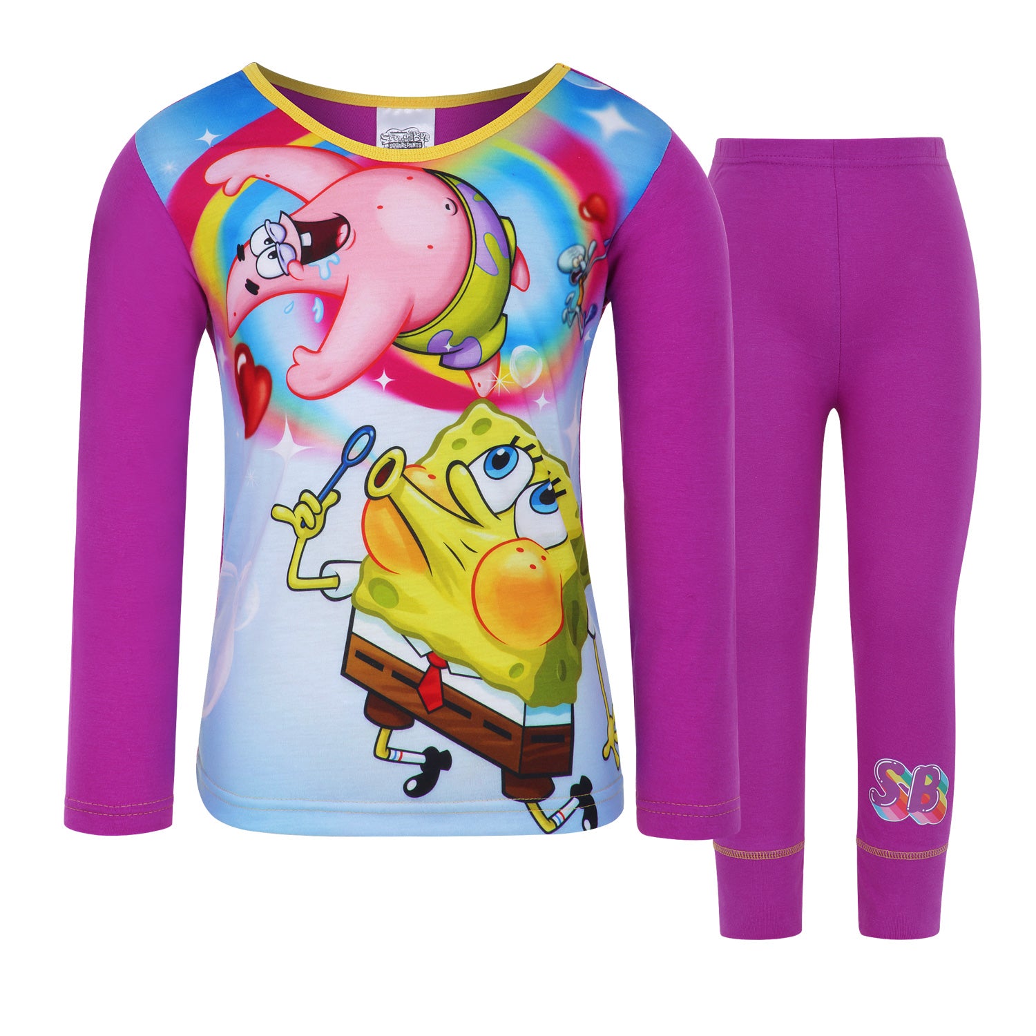 Girls Pyjama Set - SpongeBob and Patrick Set