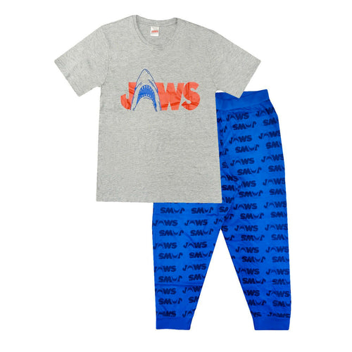 Mens Jaws Movie Pyjamas Loungewear Set Hero