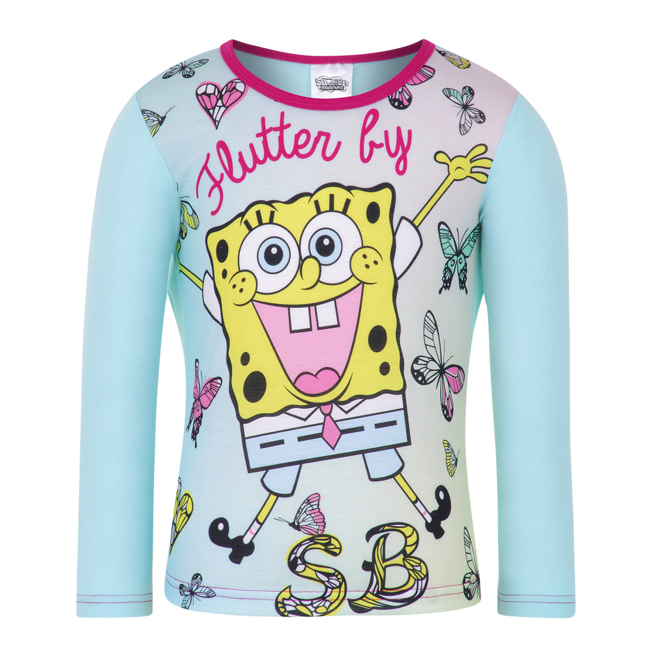 Girls SpongeBob Flutter By Pyjamas Set Top
