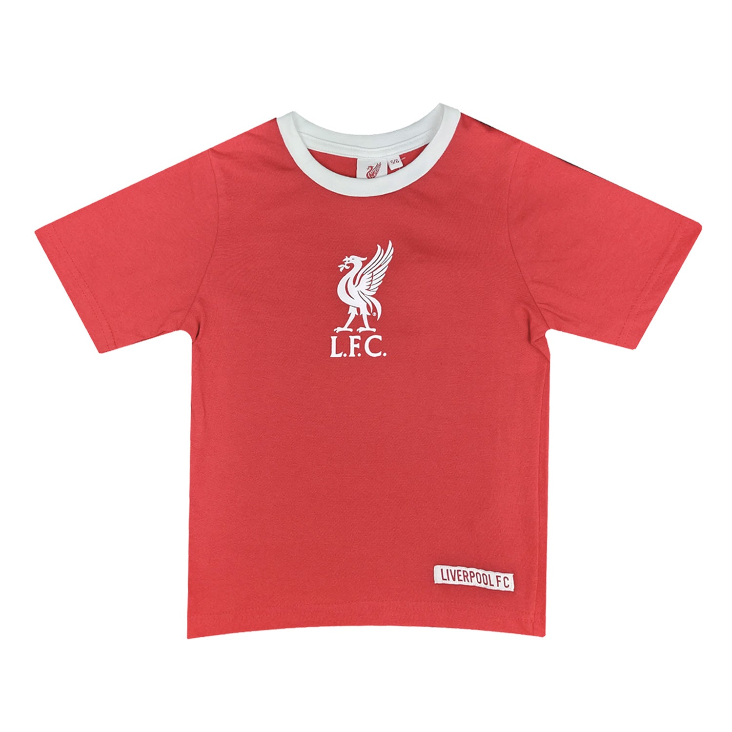 Kids Liverpool Football Club Short Pyjamas Set Top