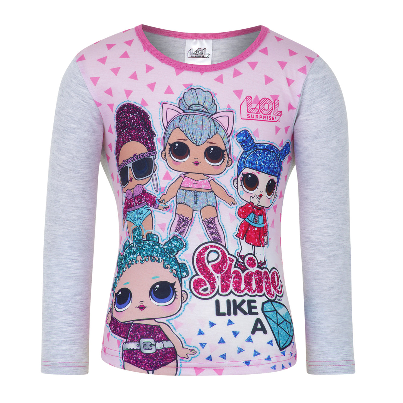 Girls L.O.L. Surprise! Shine Like a Diamond Pyjamas Set Top