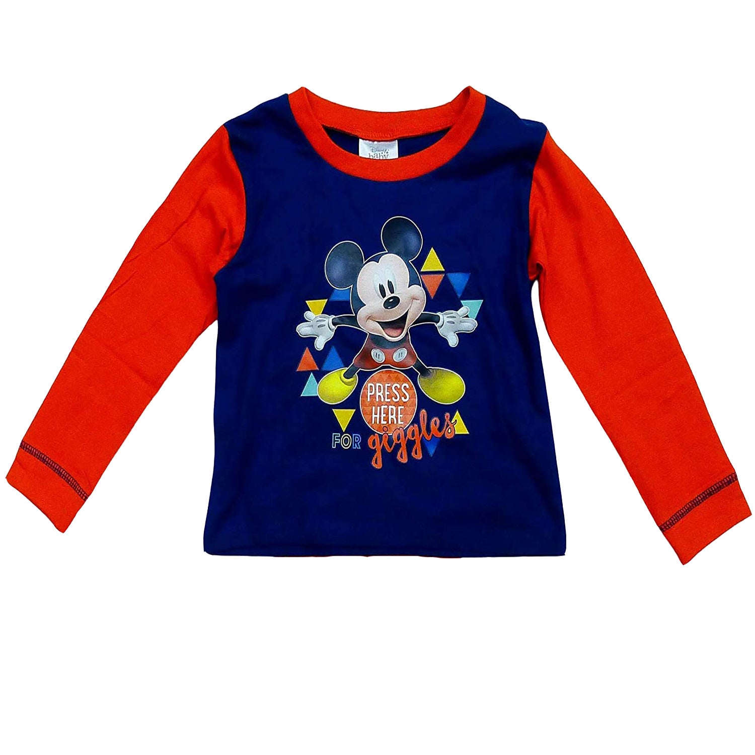 Disney Baby Pyjamas Mickey Press for Giggles Top