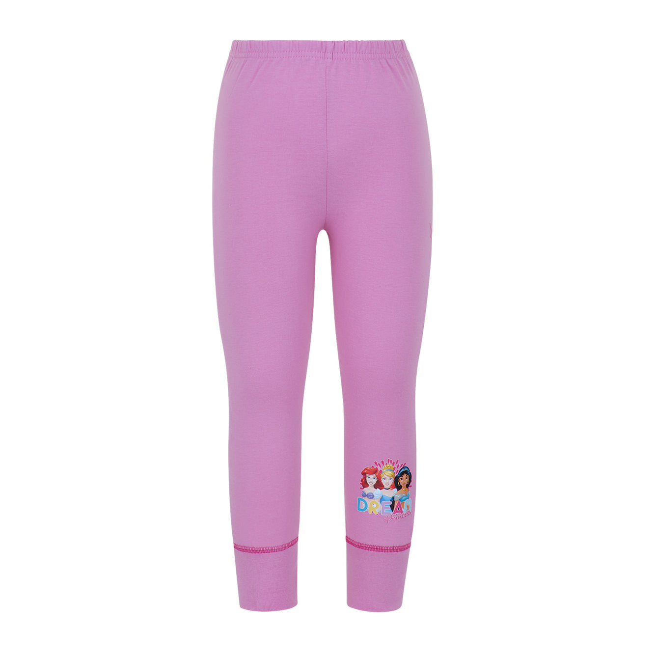 Girls Disney Princess Dreams Pyjamas Set Leggings