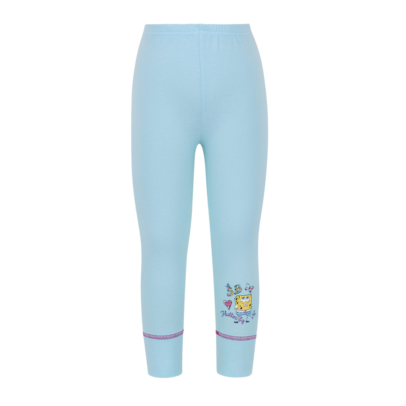Girls SpongeBob Flutter By Pyjamas Set Leggings