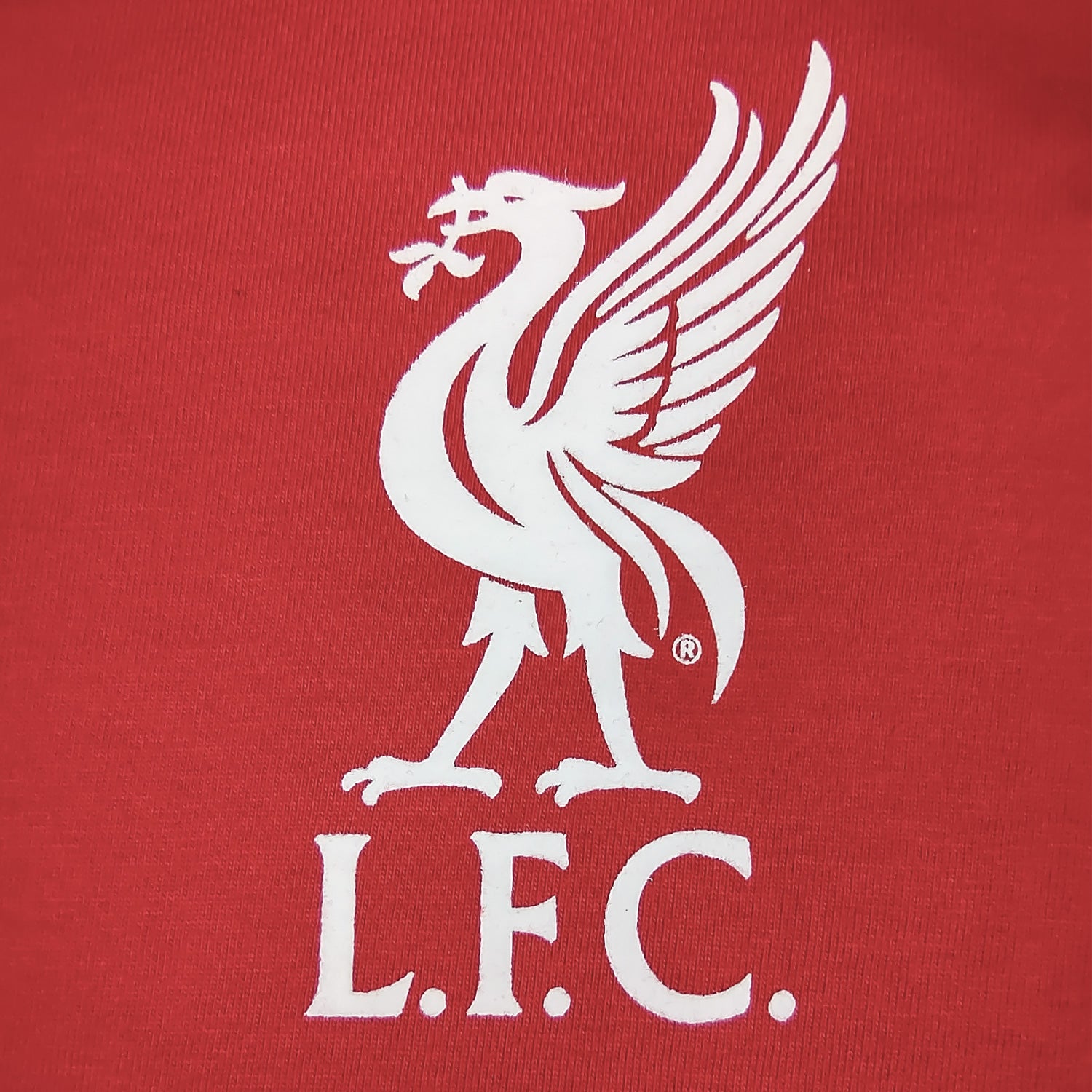 Kids Liverpool Football Club Short Pyjamas Set Top Detail