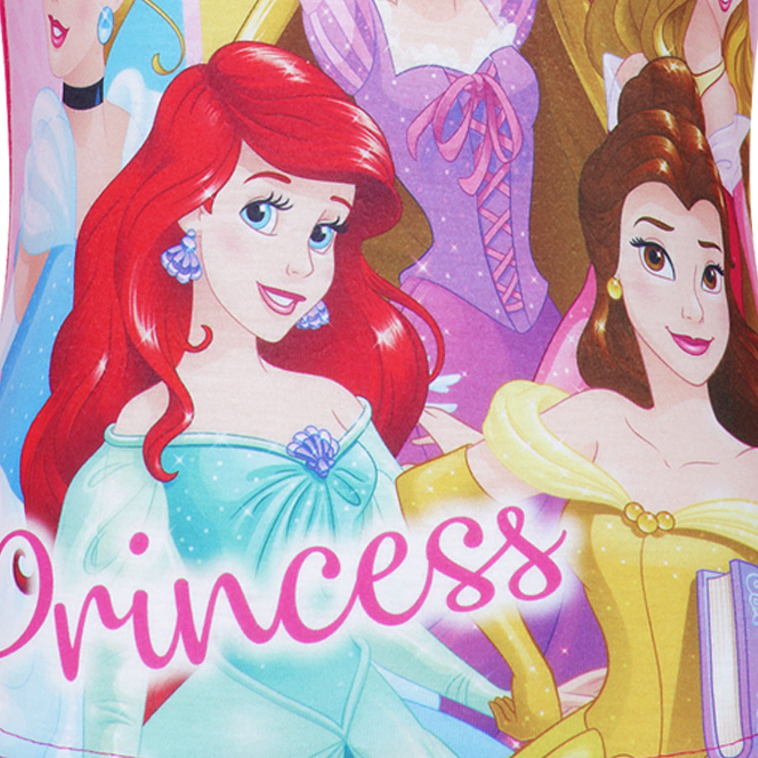 Girls Disney Princess Dreams Pyjamas Set Top Detail