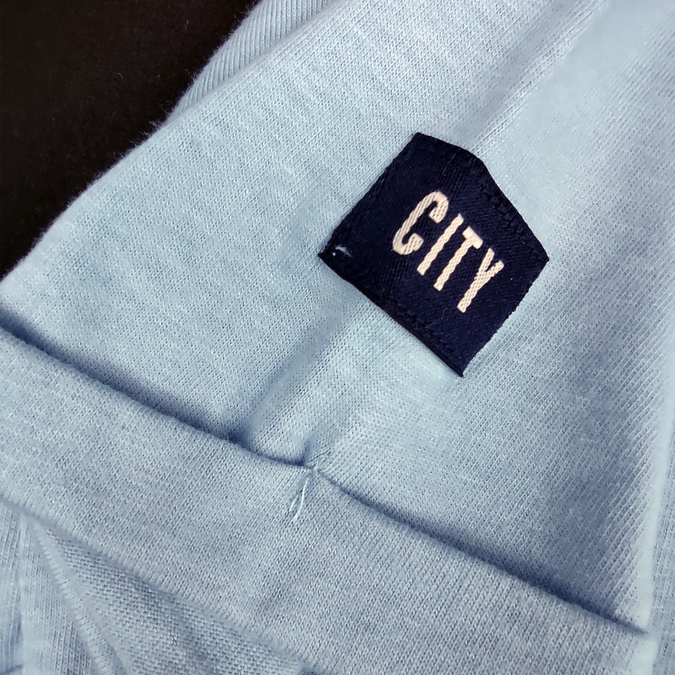 Kids Manchester City Football Club Short Pyjamas Set Arm Label