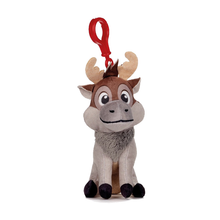 Load image into Gallery viewer, Frozen II Sven Soft Plush Bag Clip Keyring
