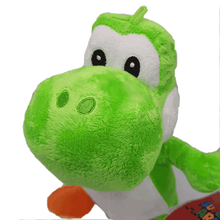 Load image into Gallery viewer, Yoshi Plush Soft Cuddly Toy Medium Face Closeup
