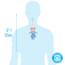 Load image into Gallery viewer, Frozen II Elsa Soft Plush Bag Clip Keyring 5&quot; Actual size
