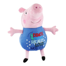 Load image into Gallery viewer, Peppa Pig Soft Plush Cuddly Toy 12&quot; / 30cm Tall - Peppa Pig George Dinos Front

