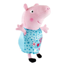 Load image into Gallery viewer, Peppa Pig Soft Plush Cuddly Toy 12&quot; / 30cm Tall - Peppa Pig Super Star Left View
