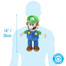 Load image into Gallery viewer, Luigi Plush Actual Size
