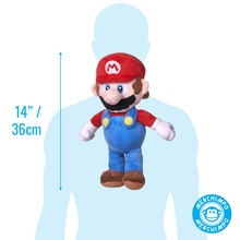 Load image into Gallery viewer, Super Mario Plush Actual Size

