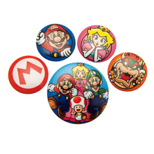 Load image into Gallery viewer, Super Mario badges actual badges
