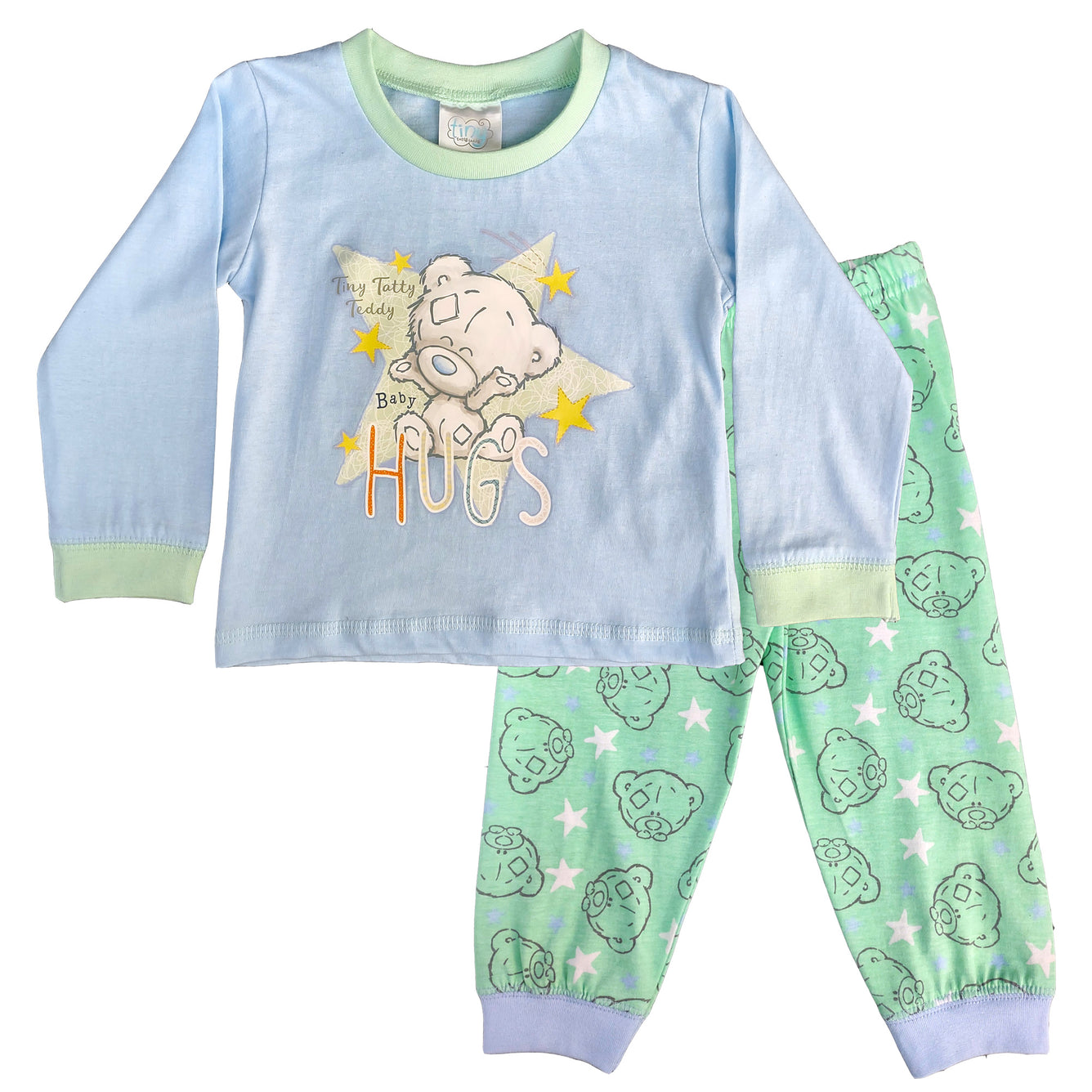 Tatty Teddy Baby Pyjamas - Tiny Teddy Hugs - 2 Piece Set- Sizes 6-24 Months Set 2