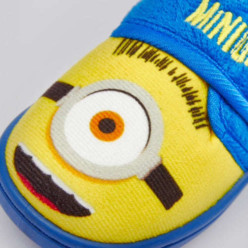 Minion Kids Slippers Close Up View