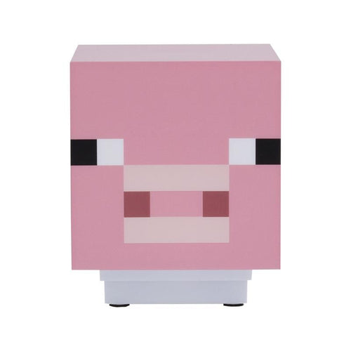 Minecraft Pig Light with Sound facing front on white background