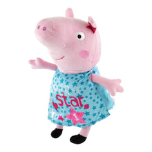 Load image into Gallery viewer, Peppa Pig Soft Plush Cuddly Toy 12&quot; / 30cm Tall - Peppa Pig Super Star Right View
