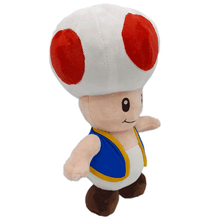 Load image into Gallery viewer, Toad Plush Soft Toy Super Mario Side View
